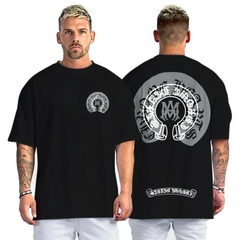 ARTICLE **NAME PRINTED DROPSHOULER TSHIRT