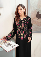 Long Embroidery shirt and flyper 2pc suit