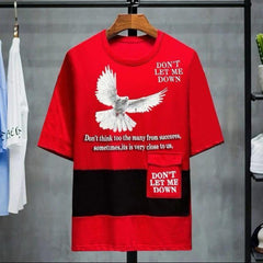 Pigeon Printed Drop shoulder