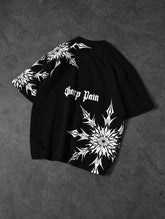 Sharp pain Printed Drop shoulder