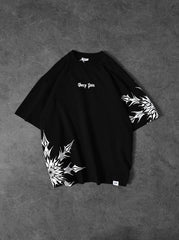 Sharp pain Printed Drop shoulder