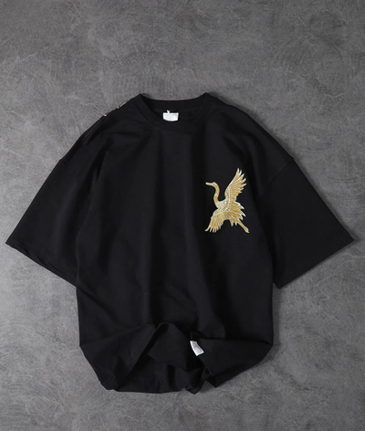 Article **name  Bird printed  Dropshoulder   *Fabric *  Fine jrsy