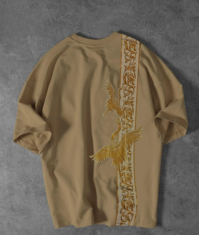 Article **name  Bird printed  Dropshoulder   *Fabric *  Fine jrsy