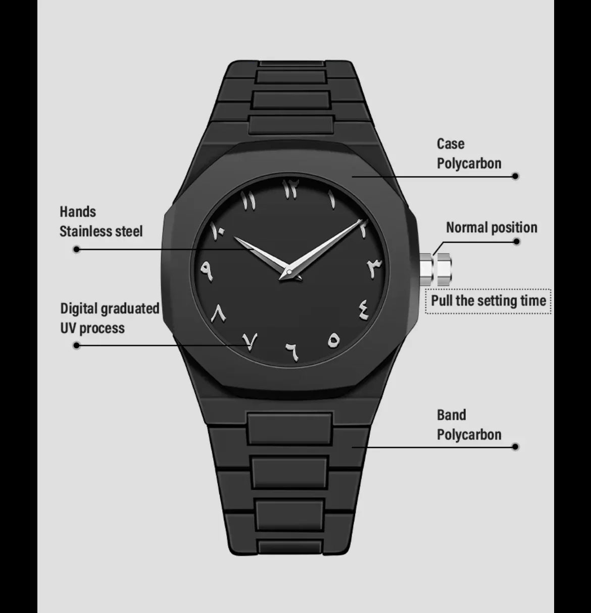 Arabic-Style Aura Watch