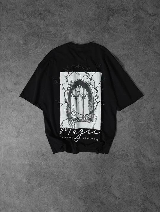 Magic Printed Drop Shoulder Tshirt