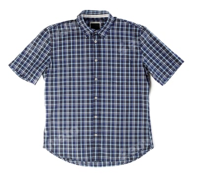 HG Executive Printed Navy Polo Shirt
